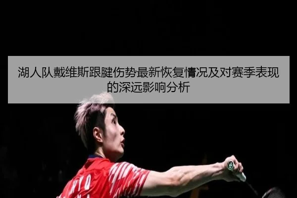 湖人队戴维斯跟腱伤势最新恢复情况及对赛季表现的深远影响分析